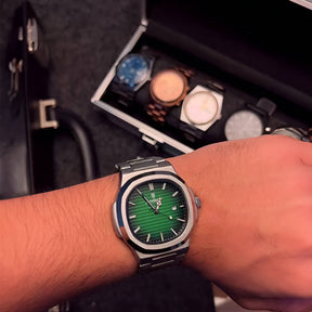 Relógio Masculino Poedagar Nautilus 40 mm | Caixa + Ajustador de Pulseira