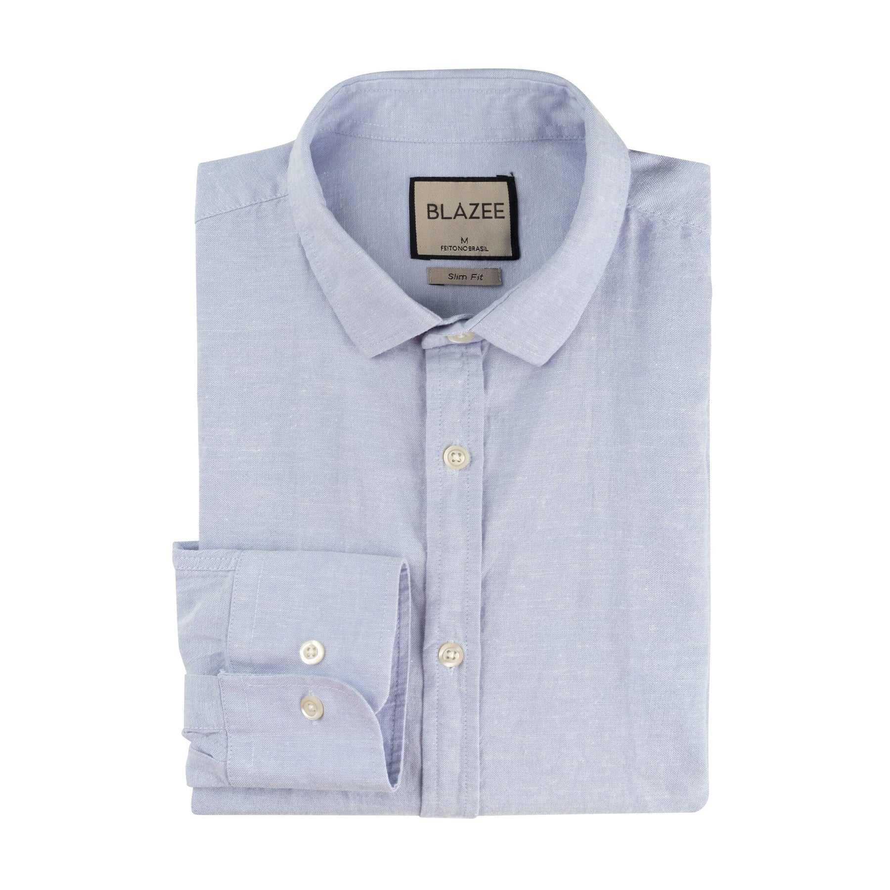 Camisa de Linho Manga Longa - Ocean